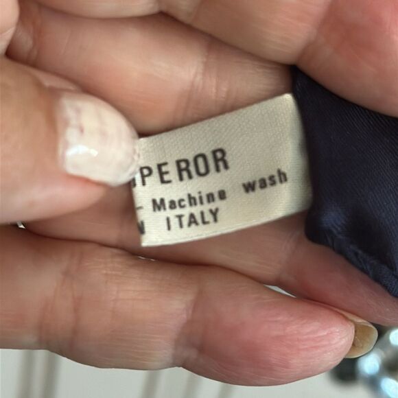 Vintage 60s/70s Mr. Emperor Starburst Pattern Large Polyester Square Scarf - Picture 8 of 10